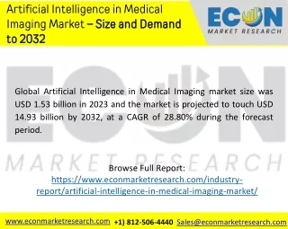 Artificial Intelligence in Medical Imaging Market: Transforming Diagnostic Accur