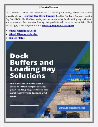 Hgv Landing Plates