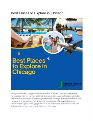 Best Places to Explore in Chicago