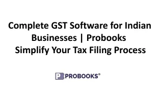 GST Software for Indian Businesses