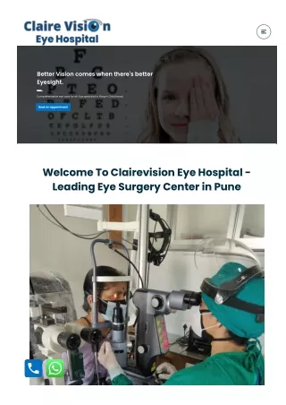 Welcome To Clairevision Eye Hospital - Leading Eye Surgery Center in Pune