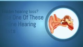 Hidden hearing loss Use One Of These Online Hearing Tests