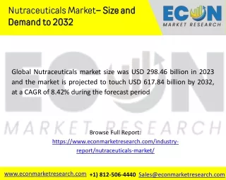 Nutraceuticals Market: Innovation and Growth in Health and Wellness Products