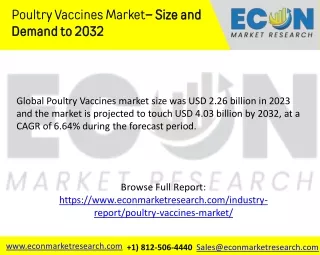 Poultry Vaccines Market: Ensuring Health and Productivity in the Poultry Industr