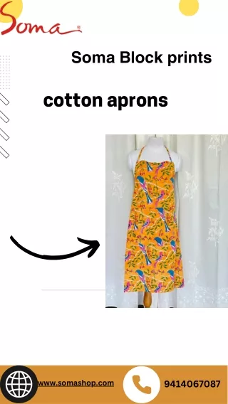 Why Choose a Cotton Apron from Soma Block Prints?