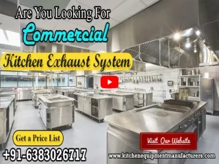 Commercial Kitchen Exhaust Hood System Chennai