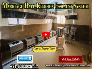 Marriage Hall Kitchen Exhaust System Chenani