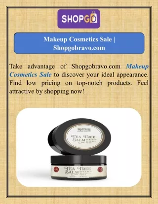 Makeup Cosmetics Sale  Shopgobravo.com