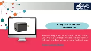 Nanny Cameras Hidden Deluxecctv.com