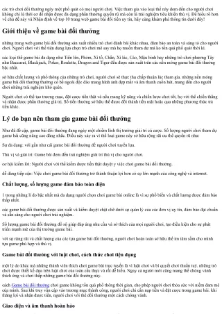 TOP 9  Game bài đổi thưởng qua ngân hàng uy tín