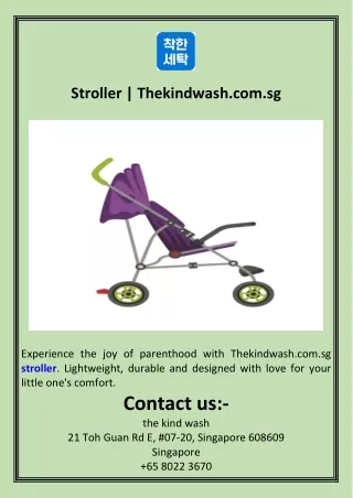 Stroller  Thekindwash.com.sg