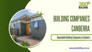 Building Companies Canberra--360 Building Solutions