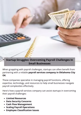 Startup Struggles: Overcoming Payroll Challenges In Small Businesses