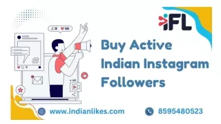 Buy Active Indian Instagram Followers - IndianLikes