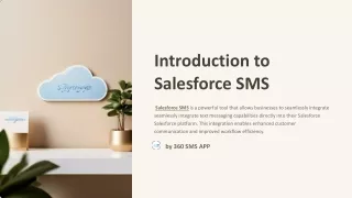 Introduction to Salesforce SMS