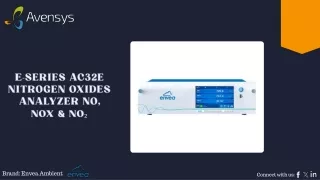 E-Series AC32e Nitrogen Oxides Analyzer NO, NOX & NO₂