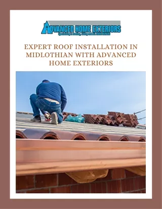 Transform Your Home with Expert Roof Installation in Midlothian