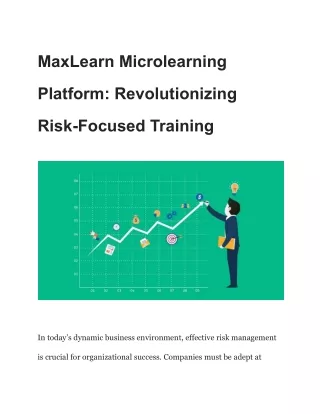 MaxLearn Microlearning Platform_ Revolutionizing Risk-Focused Training