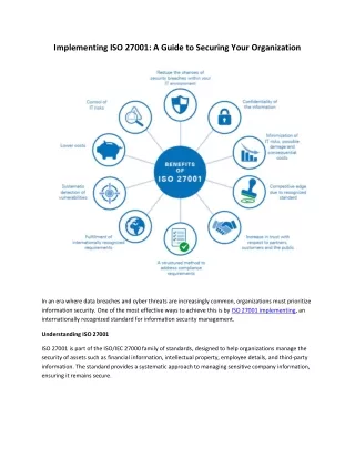 Implementing ISO 27001: A Guide to Securing Your Organization