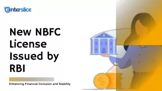 New NBFC License Issued by RBI