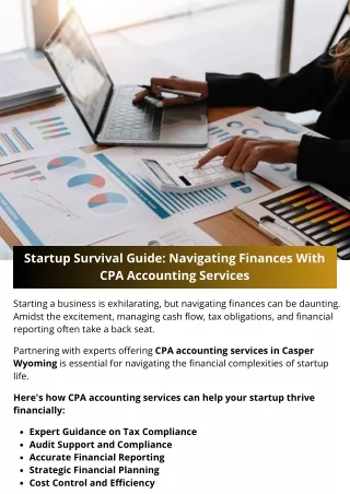 Startup Survival Guide: Navigating Finances With CPA Accounting Services