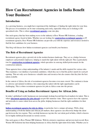 link - How Can Recruitment Agencies in India Benefit Your Business (1)