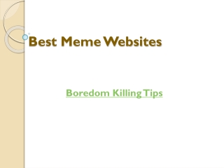 Best Meme Websites