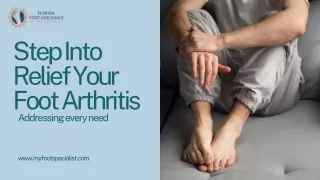 Ankle Arthritis Specialists ppt