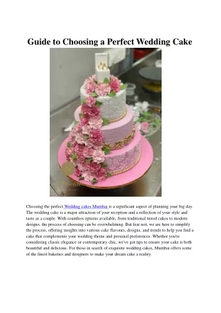 Guide-to-Choosing-a-Perfect-Wedding-Cake