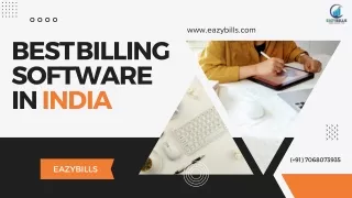 Organize your business with the best billing software in India