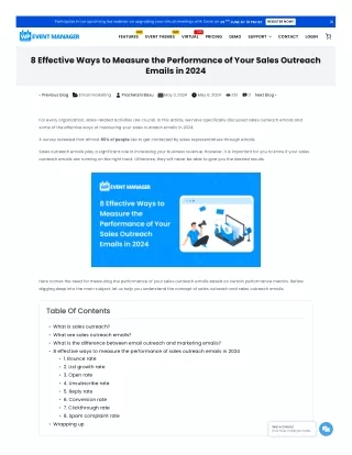 8 Effective Ways to Measure the Performance of Your Sales Outreach Emails in 202