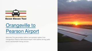 Orangeville-to-Pearson-Airport