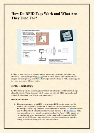 How Do RFID Tags Work and What Are They Used For