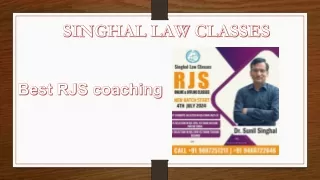 Best RJS Coaching