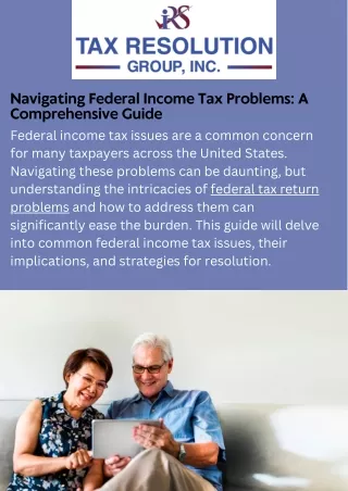 Overcoming Federal Tax Return Problems Tips and Tricks