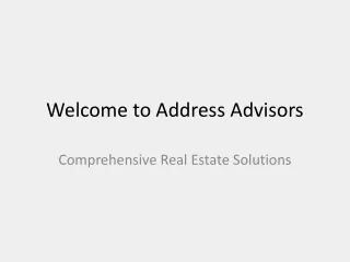Address Advisors