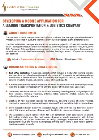 Developing a mobile application for a leading Transportation & Logistics Company.pdf