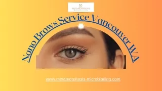 Nano Brows Service Vancouver WA