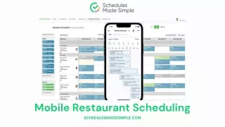 Mobile Restaurant Scheduling App | Schedules Made Simple