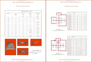 Universal joint cross