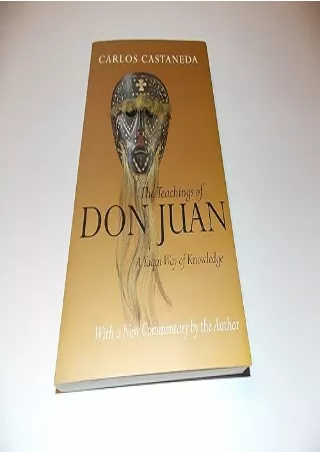 download❤pdf The Teachings of Don Juan: A Yaqui Way of Knowledge