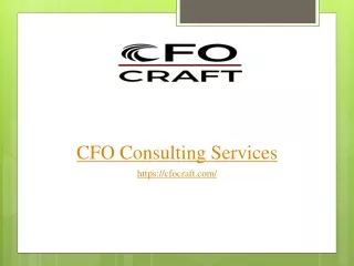 CFO Consulting Services