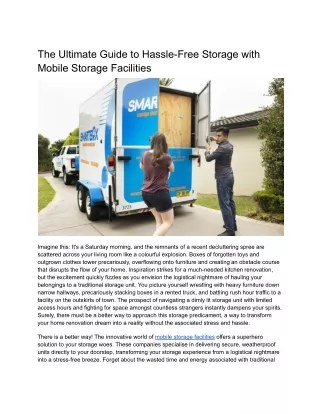 The Ultimate Guide to Hassle-Free Storage with Mobile Storage Facilities (1)