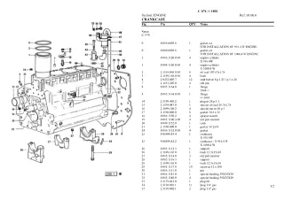 Lamborghini c 674 Parts Catalogue Manual Instant Download (SN 1001 and up)