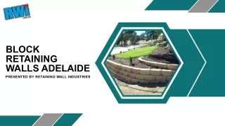 Block Retaining Walls Adelaide