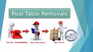 Pool Table Removals