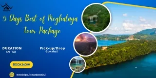 5 Days Best of Meghalaya Tour Package