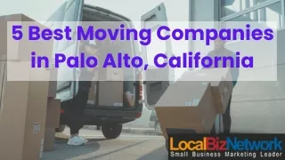 5 Best Moving Companies in Palo Alto, California