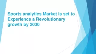 sports analytics Market