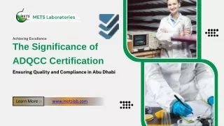 The Significance of ADQCC Certification